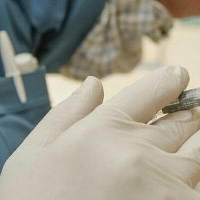 close up of injection