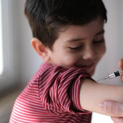 Measles Vaccine Boy Child