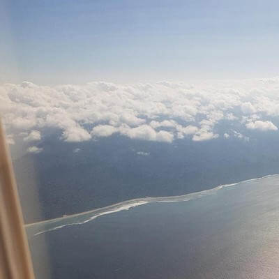 View from an aeroplane window