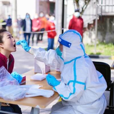 china covid test