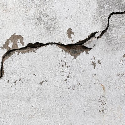 earthquake crack