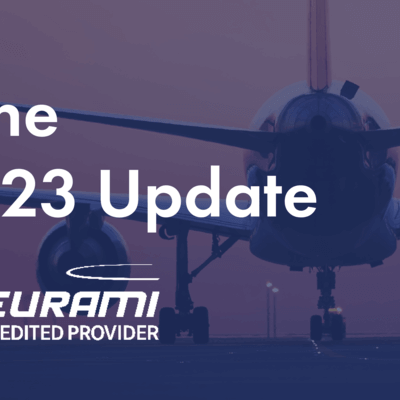 EURAMI June Header 2023 plane on runway