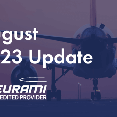 plane on runway EURAMI update August 2023