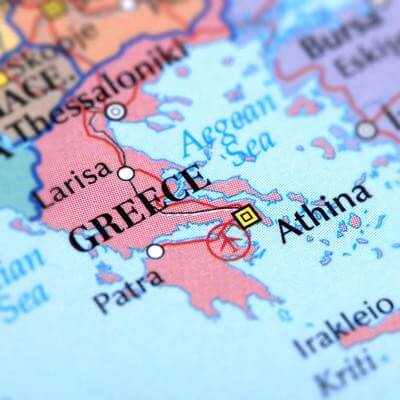 greece map GettyImages-163113605