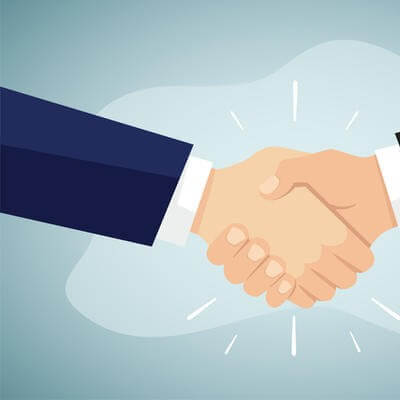 handshake illustration