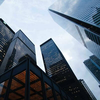 corporate city buildings