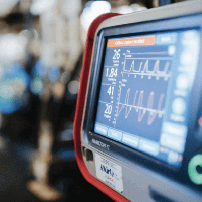 Airlec Air Ambulance life support machine