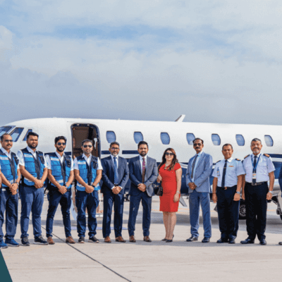 Bluedot Air Ambulance aircraft