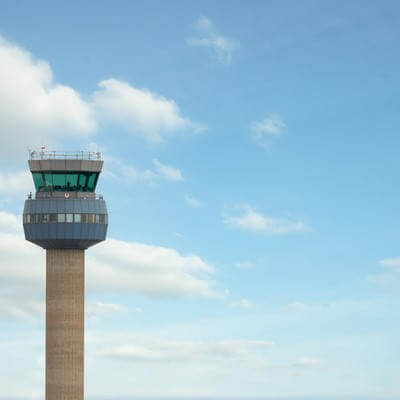 air traffic control tower GettyImages-1320352316