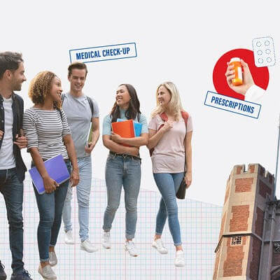 Collage of students in America 