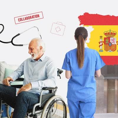 Spain healthcare collage