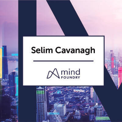 Graphic of a city technology AI 