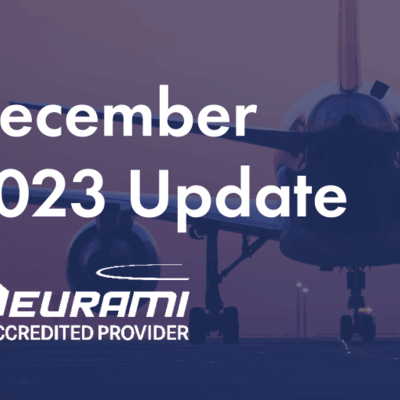 plane on runway EURAMI December 2023