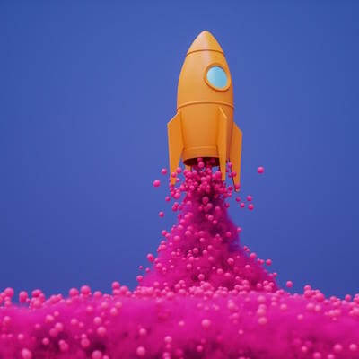 the business launch rocket