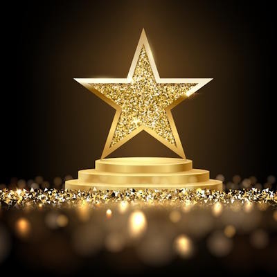Gold award star