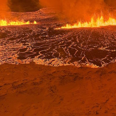 Icelandic volcano eruption