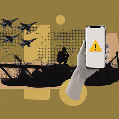 Collage of war in modern times