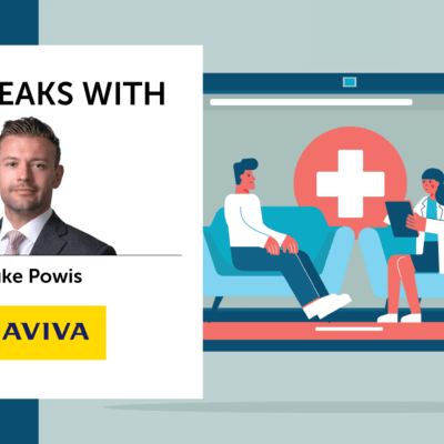 Illustration graphic of characters using telemedicine 