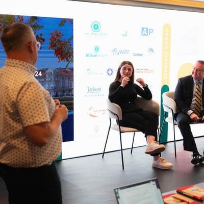 Image of discussion at ITIC Americas conference