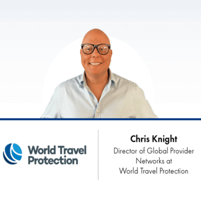 Header image for new Director at World Travel Protection, Chris Knight