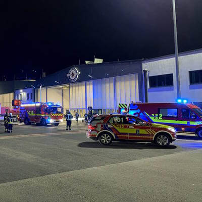 Luxembourg Air Rescue fire