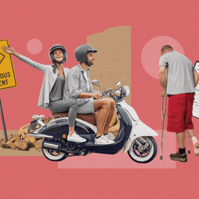 Collage for the heading: 'Teaching Brits the true value of insurance'