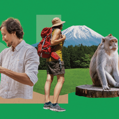 Collage about Traveller safety in Asia