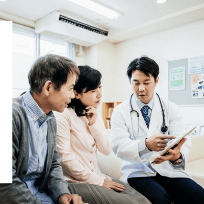 Graphic about assisting clients in Japan