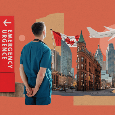 Collage about Canadian medical repats