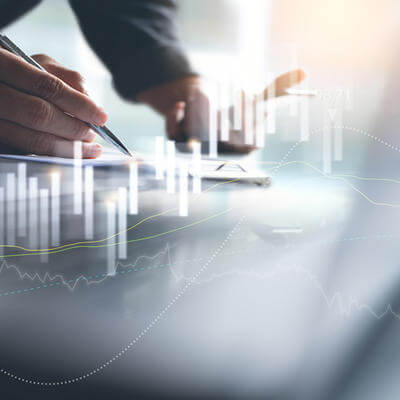 Abstract image of financial planning/ management