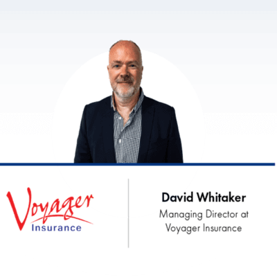 Header image of David Whitaker Managing Director Voyager Insurance
