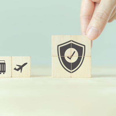 Travel insurance concept image