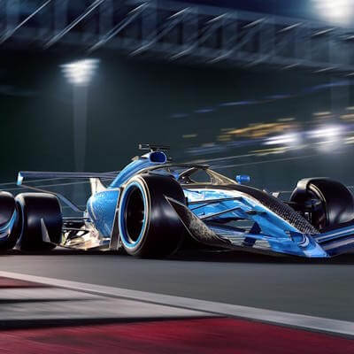 motorsports race car