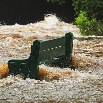 Flooding bench 
