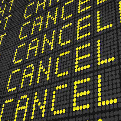 Flight cancelled