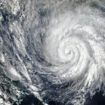 Super Typhoon, tropical storm, cyclone, hurricane, tornado, over ocean