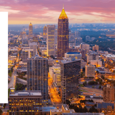 Graphic of city scape 