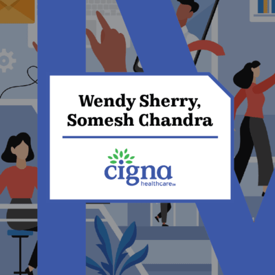 Illustration of a work-life balance of working at home and in the office