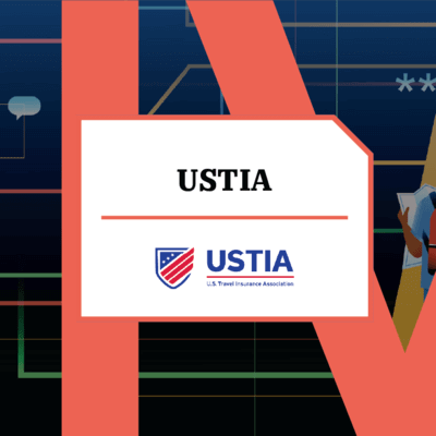 Illustration of a person navigating AI/Technology/Data