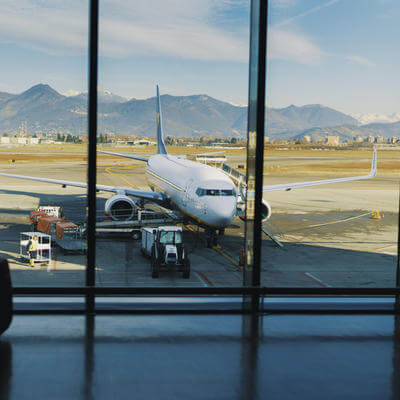 Photo of passengers waiting for flight