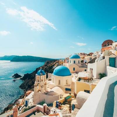 Image of Santorini, Greek island