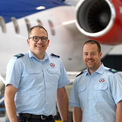 Christian Spangenberg and Miguel Perez Sanchez from EAA