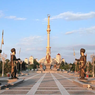 Turkmenistan monument