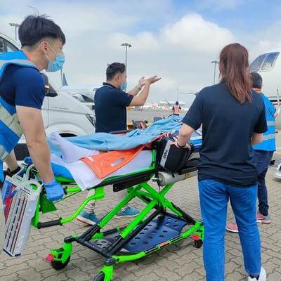 red dot air ambulance