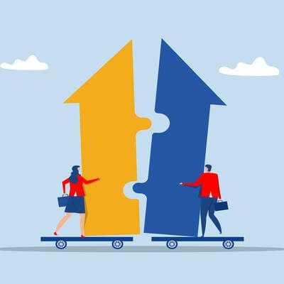 Merger concept image