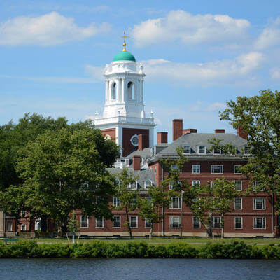 A view of Eliot House, one of twelve undergraduate residence houses at Harvard University