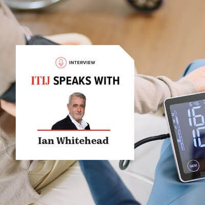 Arm with blood pressure getting taken