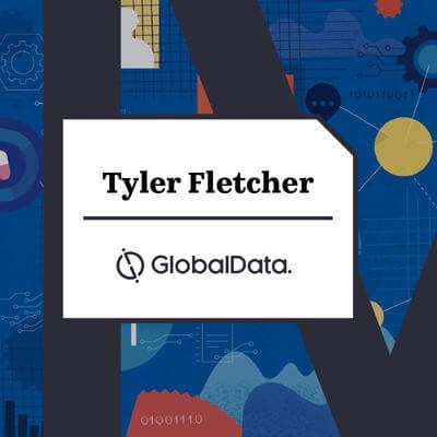 Graphic illustration of AI and data