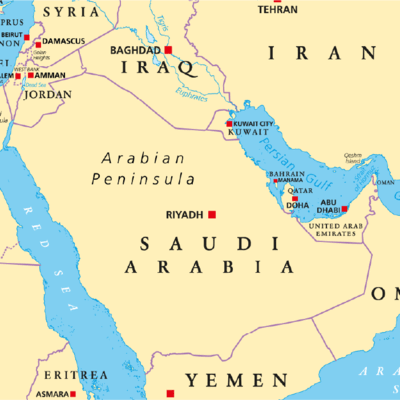 Map of Saudi Arabia