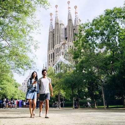 Indian travellers Barcelona